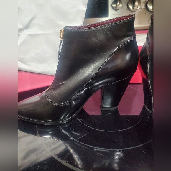 Lella Baldi Ankle Boots, Black Calfskin, Size 36.5, NIB - Picture 7 of 14